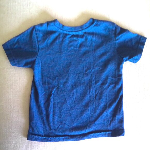 Sonic the Hedgehog Sega Boy's Graphic Tee Shirt Blue Short Sleeve EUC Sz 3T - Picture 2 of 4